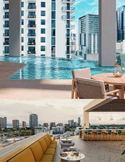 Desde $600.000 Exclusivo desarrollo boutique con unidades totalmente amuebladas en West Brickell, corazón financiero de Miami.